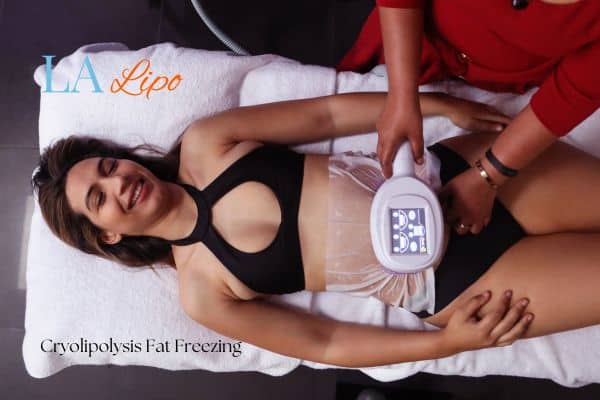 woman getting cryolipolysis Sunbury