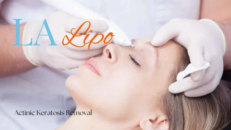 Woman receiving Actinic Keratosis Removal Treatment Sunbury