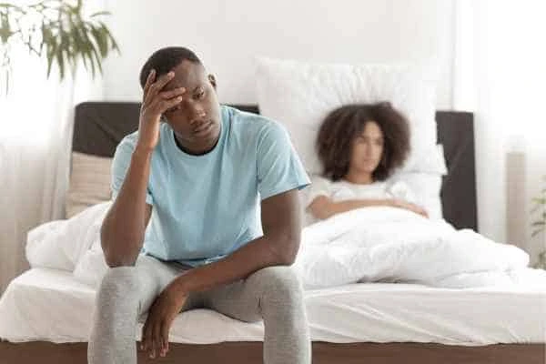 Man upset about ED symptoms Sunbury