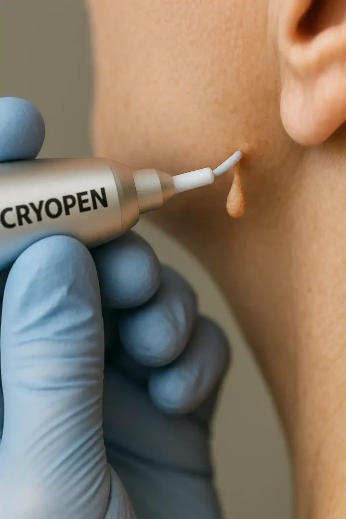 Cryopen for skin tags removal Sunbury speak to our team today!