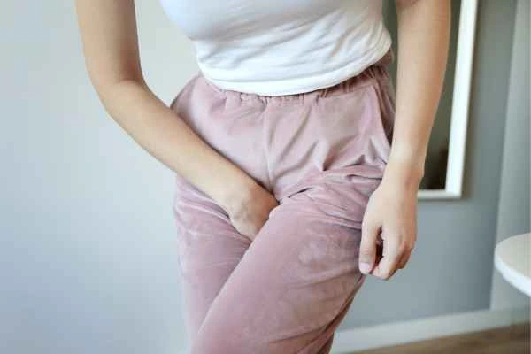 older woman running to the toilet because of urinary incontinence Sunbury