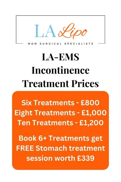 LA-EMS Incontinence Treatment Prices Sunbury