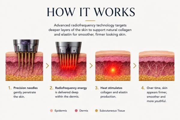 Diagram of how Collagen Lift Therapy Sunbury works