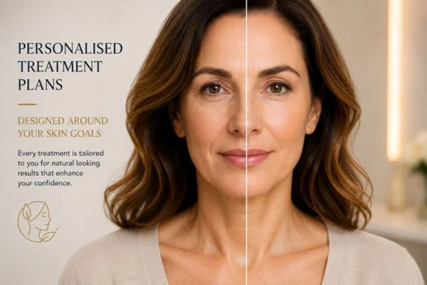 Before and after results of Collagen Lift Therapy Sunbury